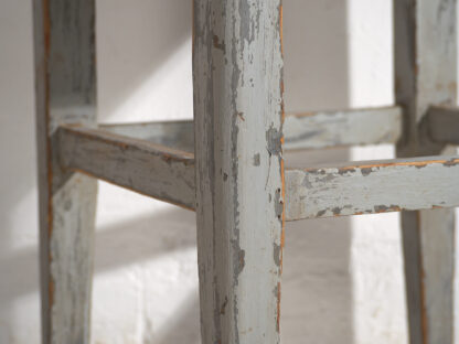 Antique high side table with grey patina (c.1920)