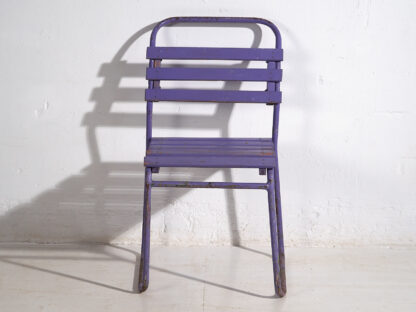 Violet antique patio chairs (c.1920). Set of 2 pieces