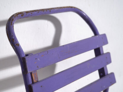 Violet antique patio chairs (c.1920). Set of 2 pieces