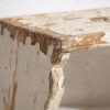 Antique white low stool (c.1920) #8
