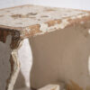 Antique white low stool (c.1920) #8