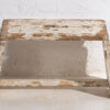 Antique white low stool (c.1920) #8