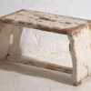Antique white low stool (c.1920) #8