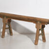 Banco para pie de cama antiguo (c.1870) #2