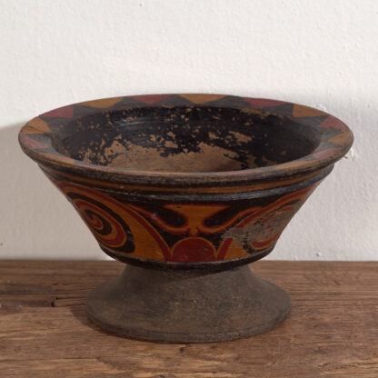 Antique wooden ceremonial bowl (c.1900)