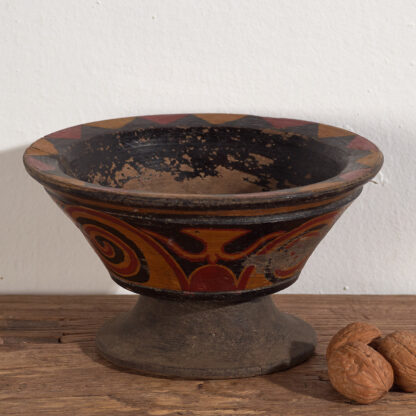 Antique wooden ceremonial bowl (c.1900)