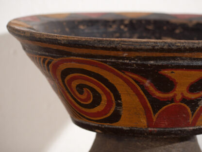 Antique wooden ceremonial bowl (c.1900)