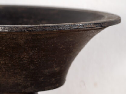 Antique dark antique wooden bowl (c.1900) #1