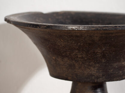 Antique dark antique wooden bowl (c.1900) #1