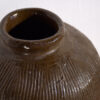 Jarrón de cerámica esmaltado antiguo (c.1900) #4