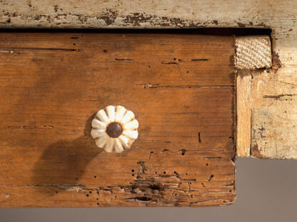 Antique white low side table (c.1920)