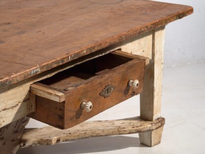 Antique white low side table (c.1920)