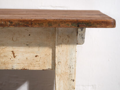 Antique white low side table (c.1920)