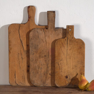 Tablas de cortar cuadradas antiguas (c.1920). Conjunto de 3 piezas #30