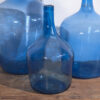 Anciennes piles en verre bleu cobalt (vers 1920). Ensemble 3 pièces #1