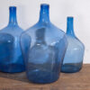 Anciennes piles en verre bleu cobalt (vers 1920). Ensemble 3 pièces #1