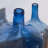 Anciennes piles en verre bleu cobalt (vers 1920). Ensemble 3 pièces #1