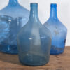 Antique blue damajuanas (c.1920). 3-piece set #3 - Image 3