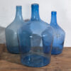 Antique blue damajuanas (c.1920). 3-piece set #3 - Image 4
