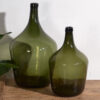 Demijohns anciens de couleur vert olive (c.1920). Ensemble de 2 pièces n°8