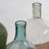 Antique colored damajuanas (c.1920). 3-piece set #20 - Image 4