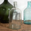 Antique colored damajuanas (c.1920). 3-piece set #20 - Image 5