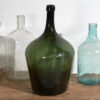 Antique colored damajuanas (c.1920). 3-piece set #20 - Image 7