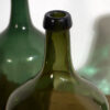 Antique green demijohns (c.1920). 3-piece set #24 - Image 7