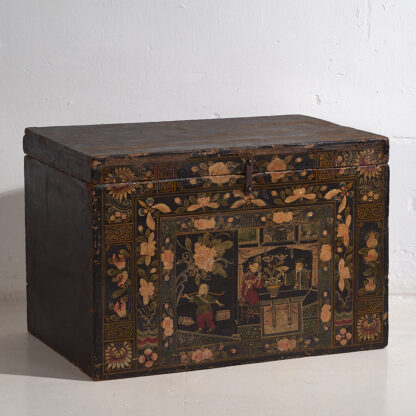 Antique dark antique Chinese chest (c.1900) #12