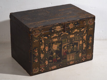 Antique dark antique Chinese chest (c.1900) #12