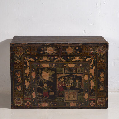 Antique dark antique Chinese chest (c.1900) #12