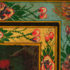 Antiguo arcón oriental con pintura de la guerrera Yang Mulan (c.1900) #9