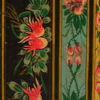 Antiguo arcón oriental con pintura de la guerrera Yang Mulan (c.1900) #9