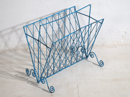 Vintage style metal magazine rack (c.1950)