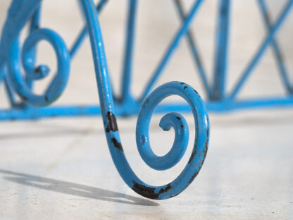 Vintage style metal magazine rack (c.1950)