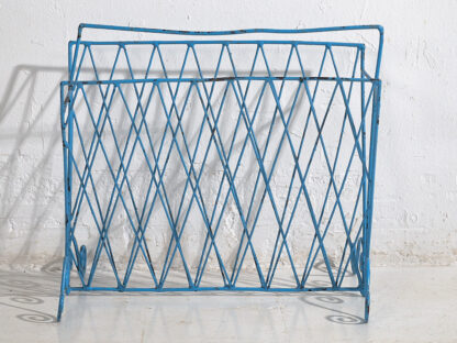 Vintage style metal magazine rack (c.1950)