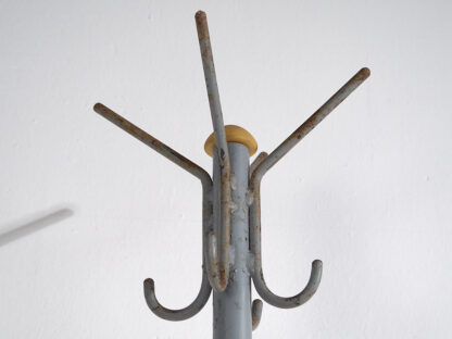 Antique iron hall coat rack (c.1920) #1