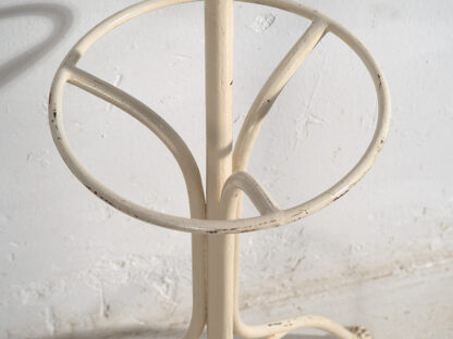 Antique white iron coat rack (c.1920) #3