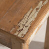 Paire de tables de chevet basses blanches anciennes (c.1920) #6