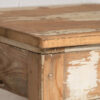 Paire de tables de chevet basses blanches anciennes (c.1920) #6