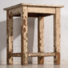 Paire de tables de chevet basses blanches anciennes (c.1920) #6