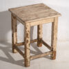 Paire de tables de chevet basses blanches anciennes (c.1920) #6