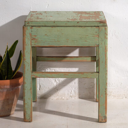 Antique green living room table (c.1920) #2