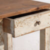 Antique white night table (c.1920) #4