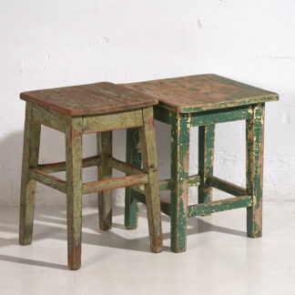 Anciennes tables d'appoint (c.1920). Ensemble de 2 pièces n°7