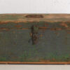 Cofre militar antiguo de pátina color verde (c.1910) #67