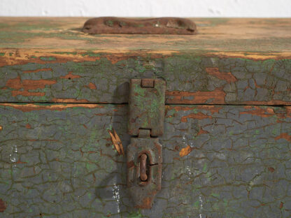 Antique green patina antique military box (c.1910) #67