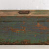 Cofre militar antiguo de pátina color verde (c.1910) #67
