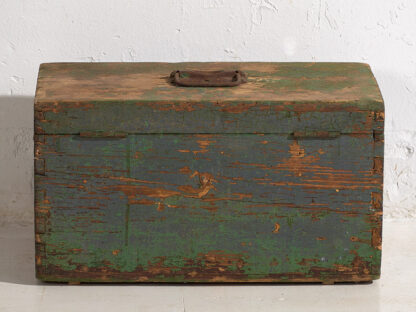 Antique green patina antique military box (c.1910) #67