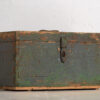 Cofre militar antiguo de pátina color verde (c.1910) #67
